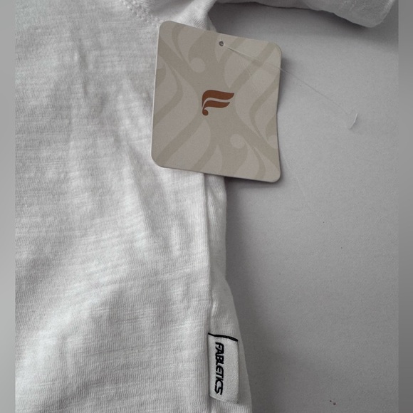 FABLETICS Women's Cotton Slub Cropped Top Size M - Picture 5 of 6